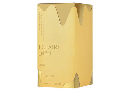 Lattafa Eclaire Banoffi EDP 100ml/3.4 oz Spray- Unisex Cremoso Banana Gourmand Profumo