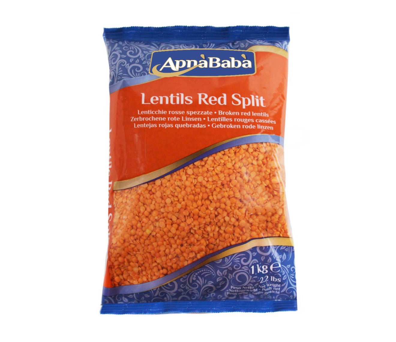 Red Lentils (Masoor Dal) 1 kg apna baba