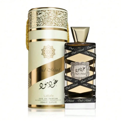 profumo Oud Mood di Lattafa Perfumes. È un'eau de parfum unisex,