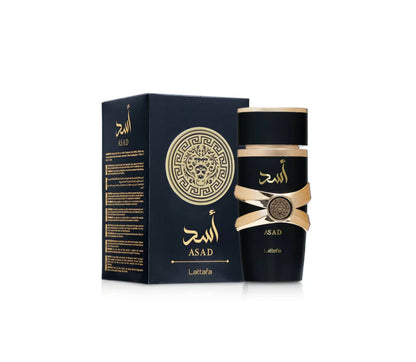 Lattafa Luxury Imported Asad Premium Refreshing Oud and Musk Fragrances Eau De Parfum 100ml Unisex