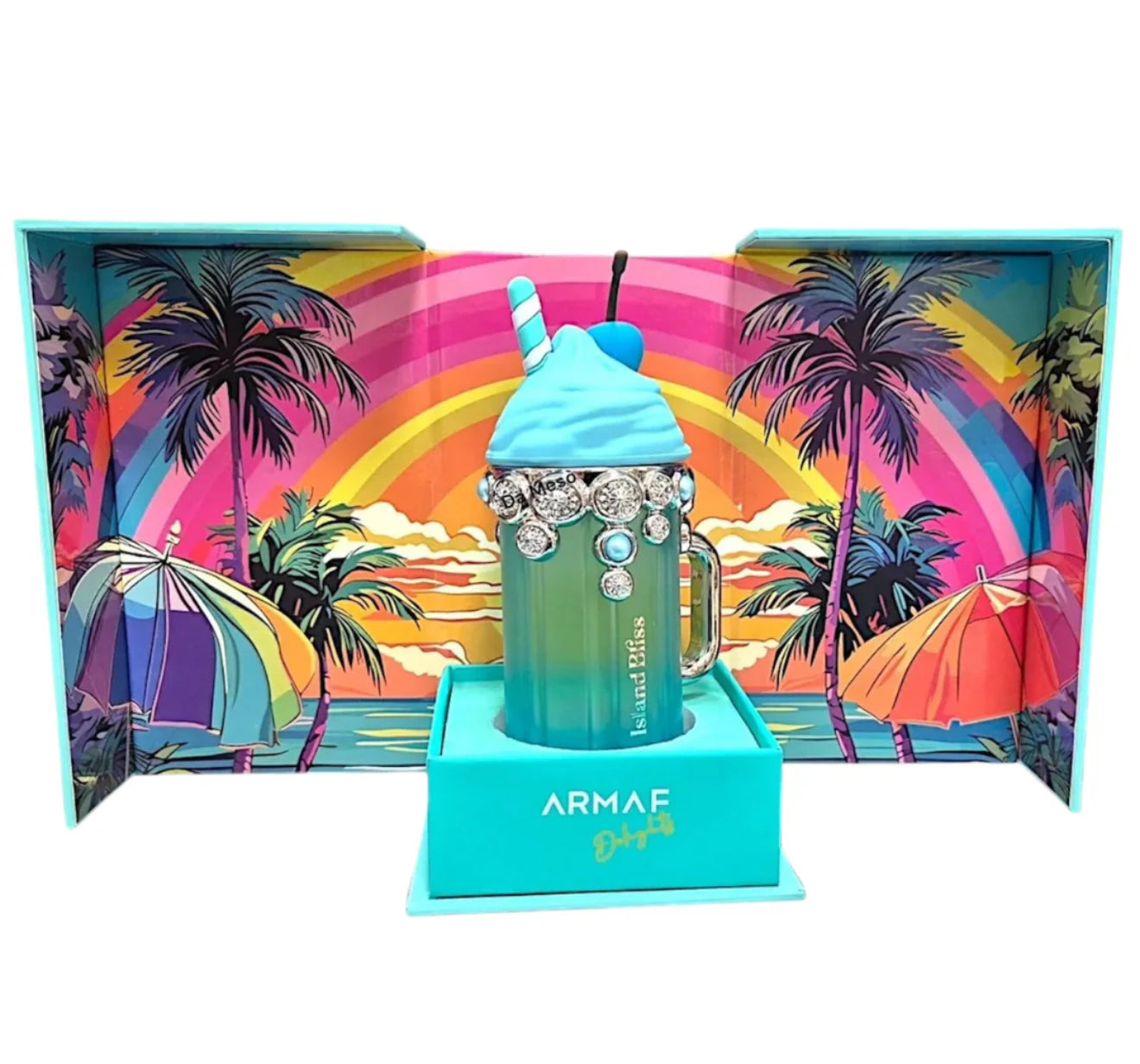 l'Armaf Island Bliss Eau de Parfum, una fragranza  floreale-fruttata gourmand lanciata ne