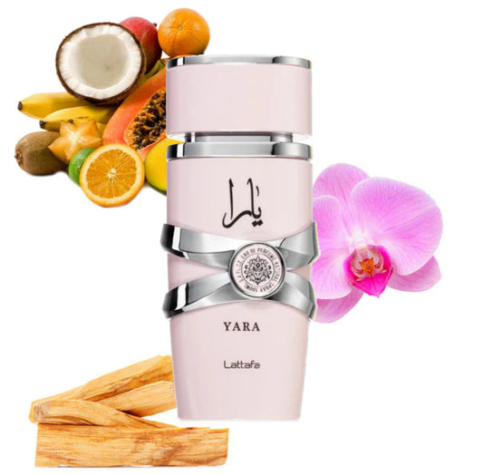 Lattafa Yara Eau de Parfum 100ml - Fragranza Femminile Elegante e Avvolgente