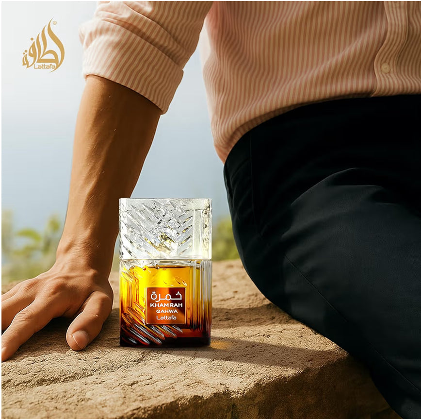 Lattafa Khamrah Qahwa Profumo Unisex 2023 Nota Speziata e Gourmand con Vaniglia e Caffè Intenso