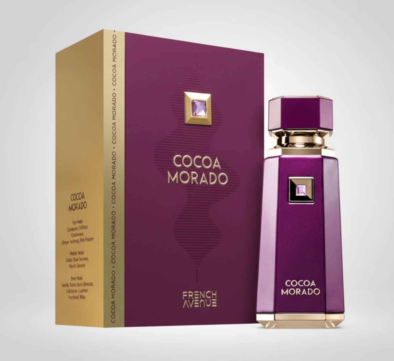 Cocoa Morado Eau de Parfum di French Avenue. Questa fragranza è commercializzata come profumo unisex