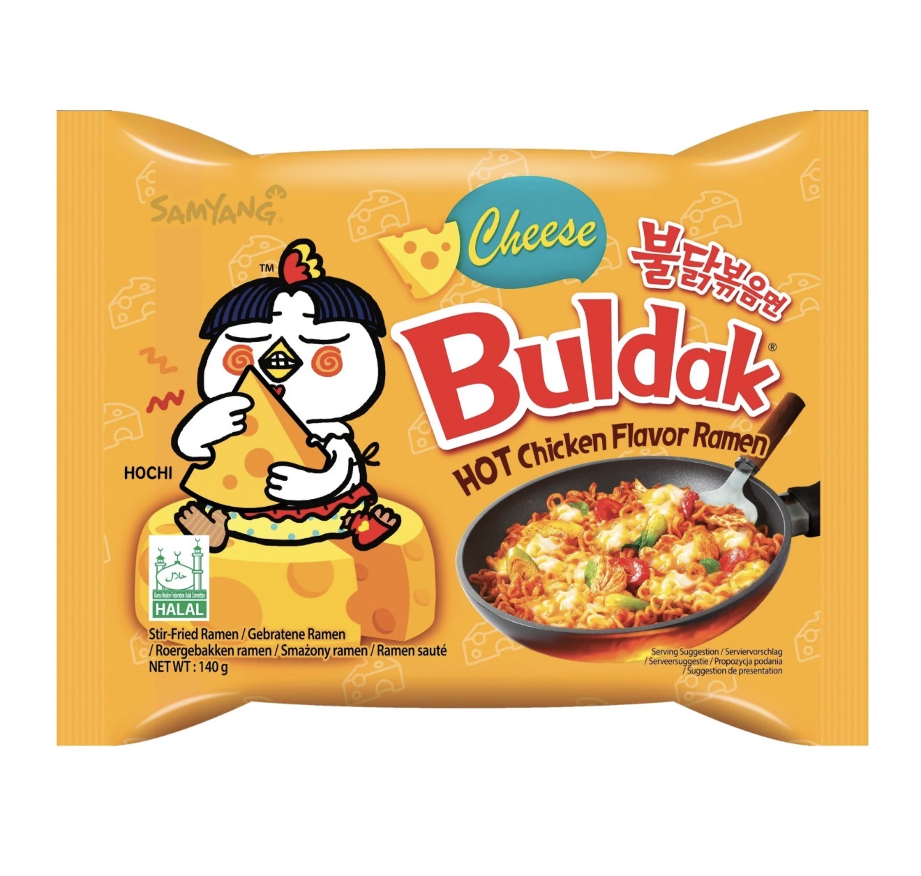 Samyang Buldak Cheese Noodles Chicken Flavoured