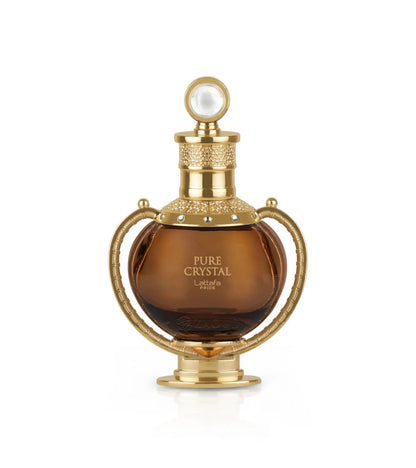 profumo Pure Crystal di Lattafa Pride. Si tratta di una fragranza unisex descritta come elegante e moderna