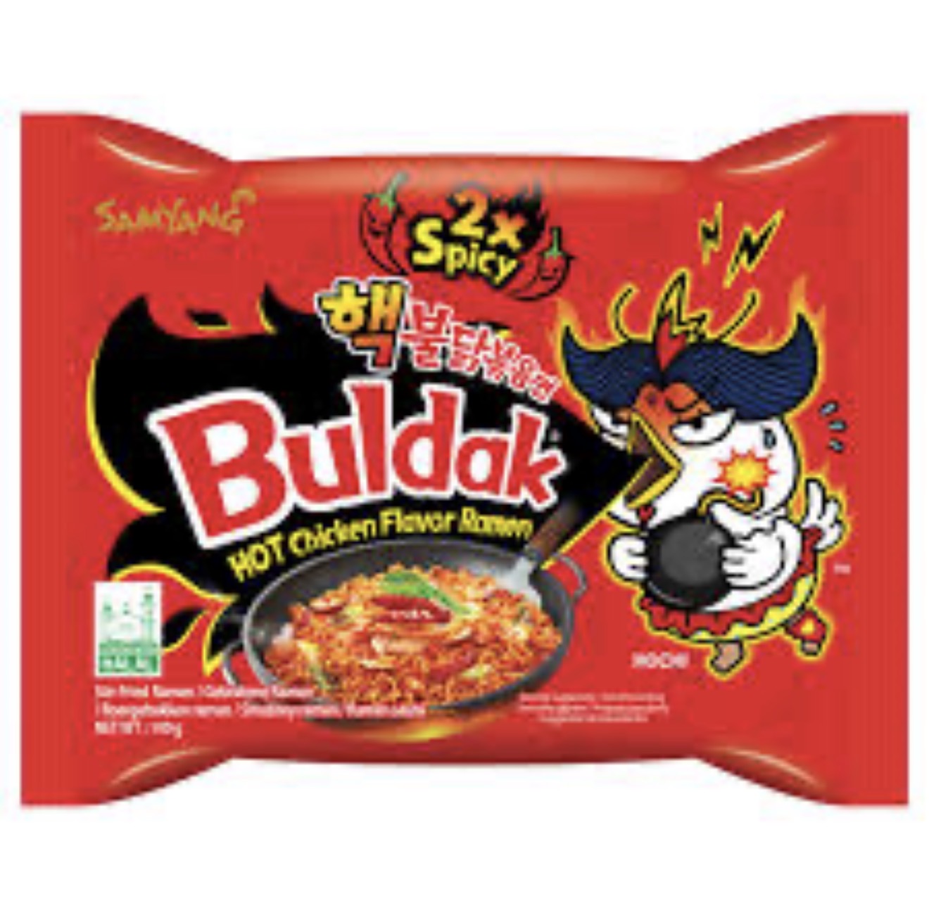 Samyang Buldak Fried Noodles Ramen with Korean Hot Spicy Chicken 140 G
