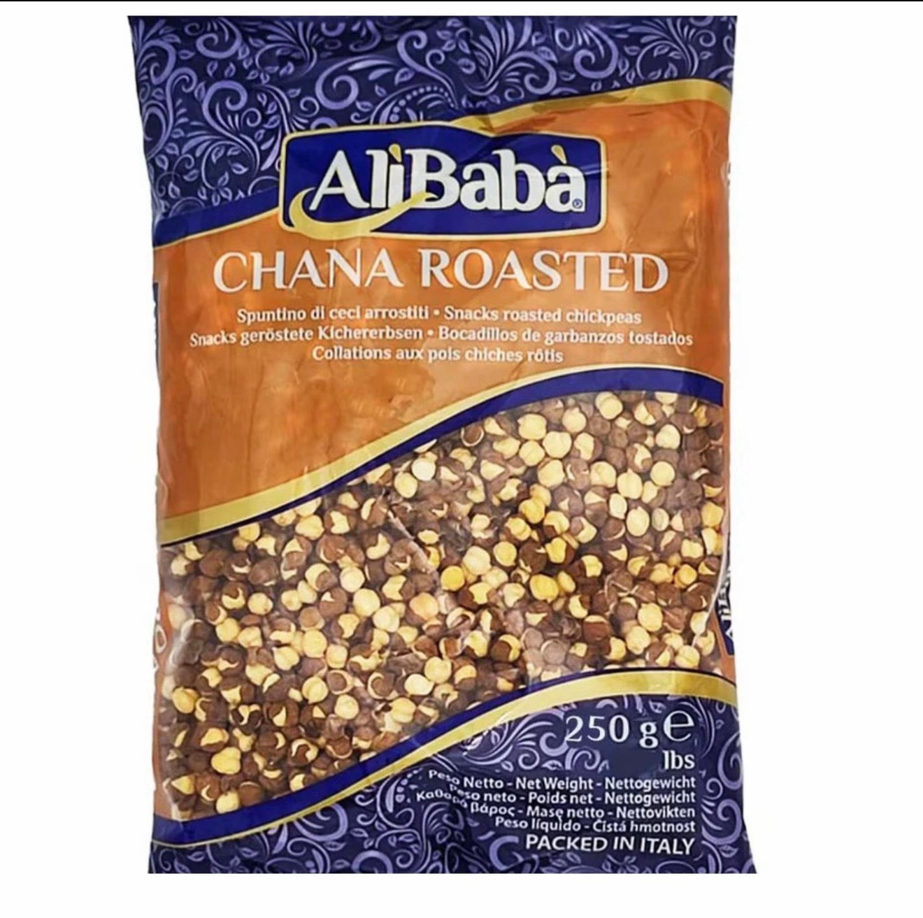 CHANA ROASTED SALTED ALI BABA 500G