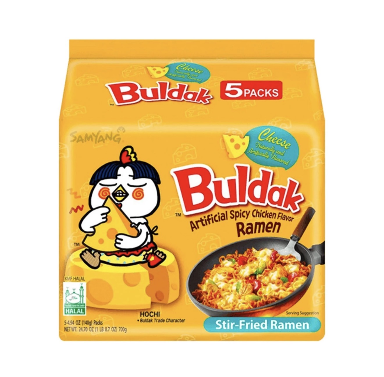 Samyang Buldak Cheese Noodles Chicken Flavoured