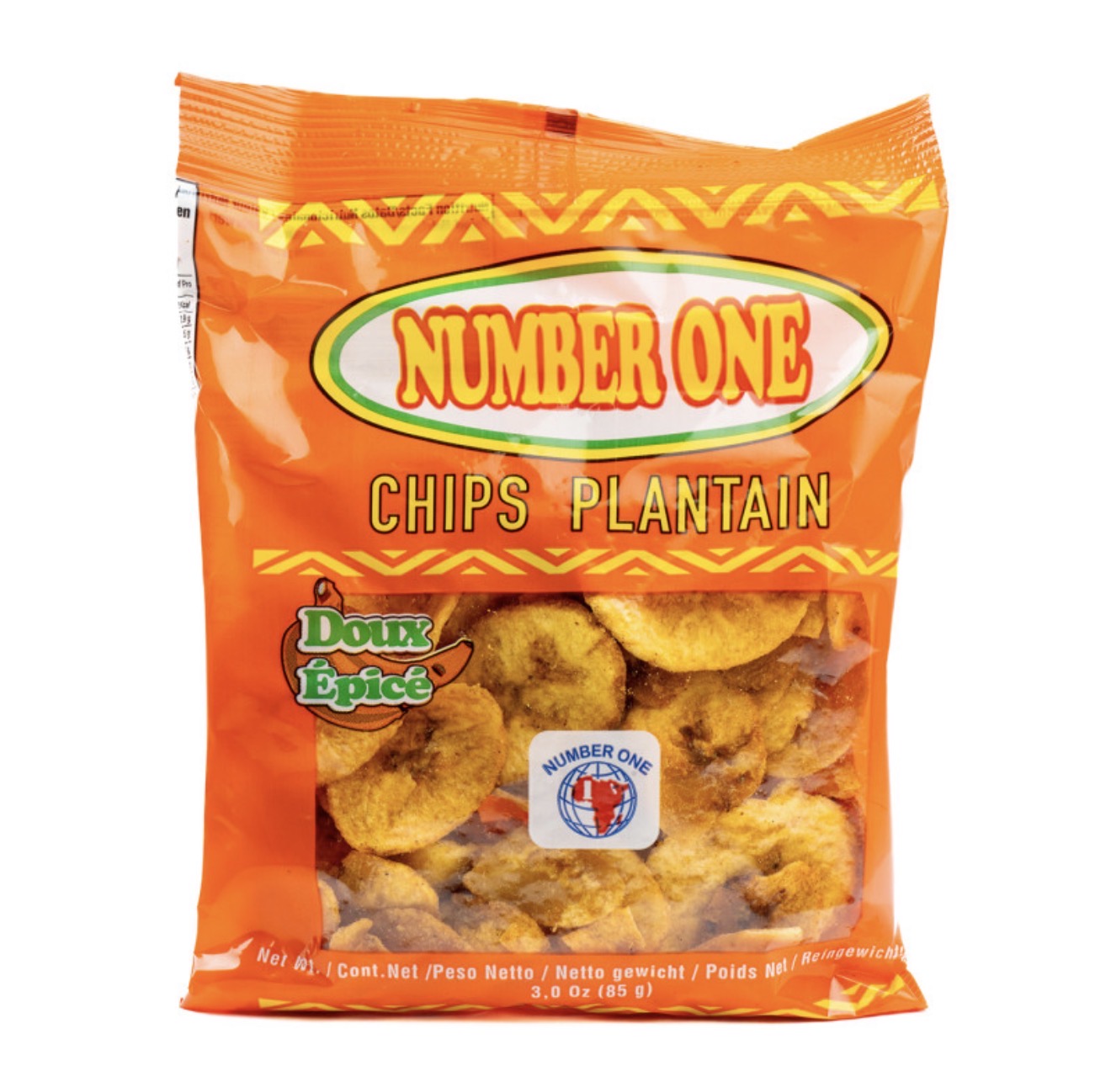 Chips platano, dolce piccante