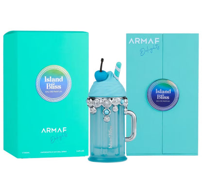 l'Armaf Island Bliss Eau de Parfum, una fragranza  floreale-fruttata gourmand lanciata ne