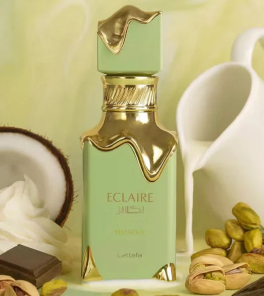 Lattafa Eclaire Pistache EDP 100ml Crema
Pistacchio Vaniglia Latte Muschio