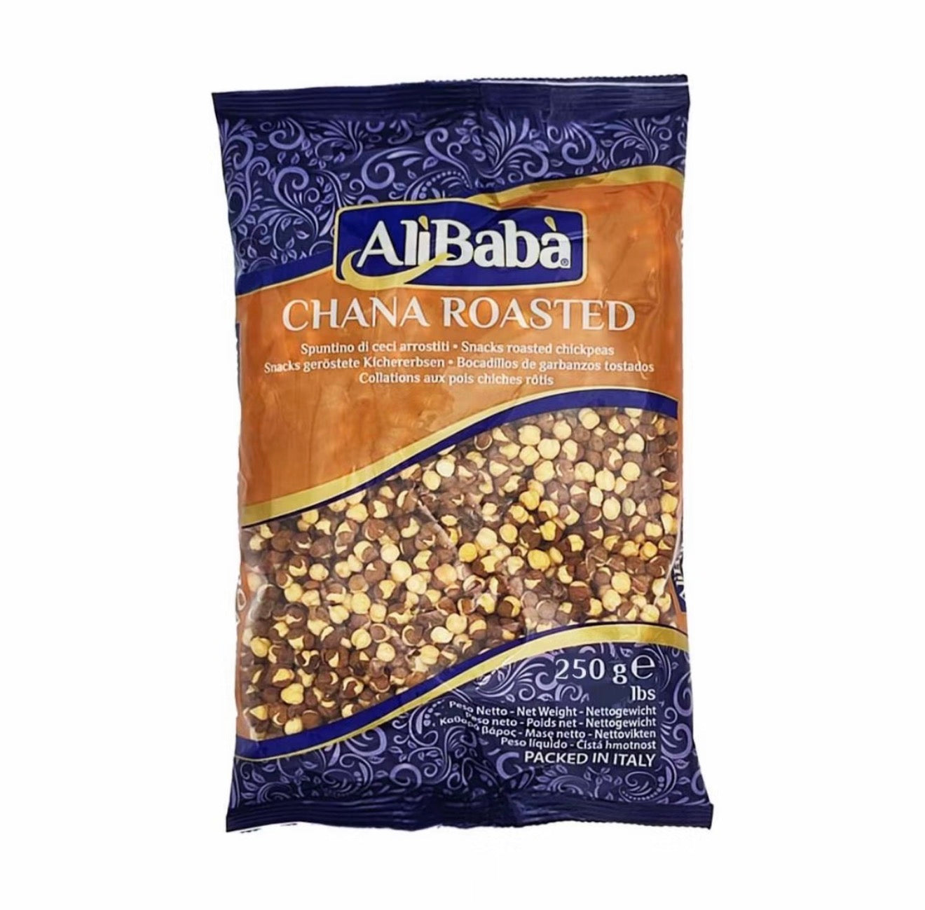 CHANA ROASTED SALTED ALI BABA 250G