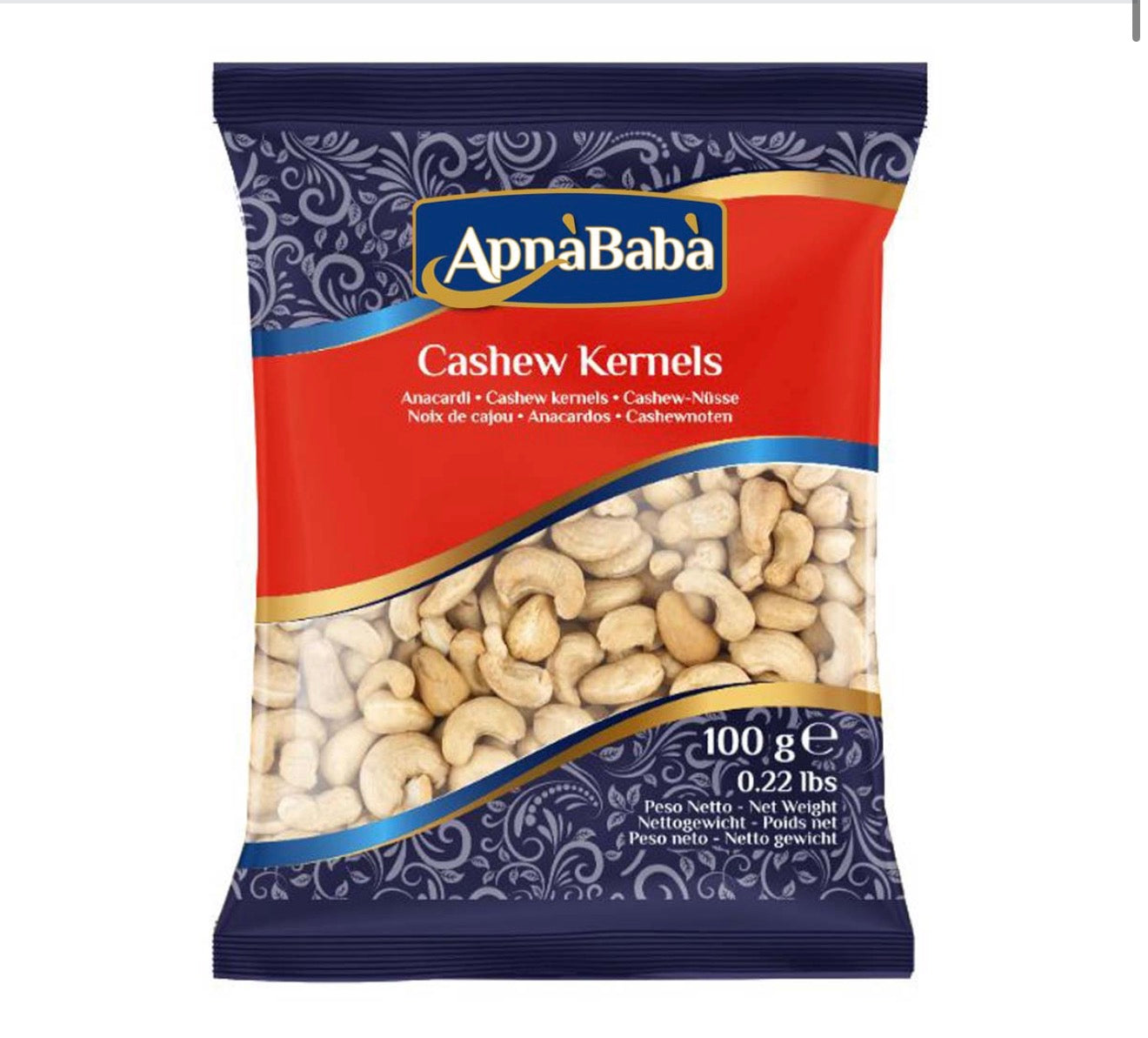 CASHEW KERNELS ALI BABA 100g