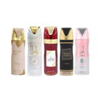 Collezione Deodoranti Lattafa: Edition Premium – Mix di fragranze orientali, gourmand e floreali