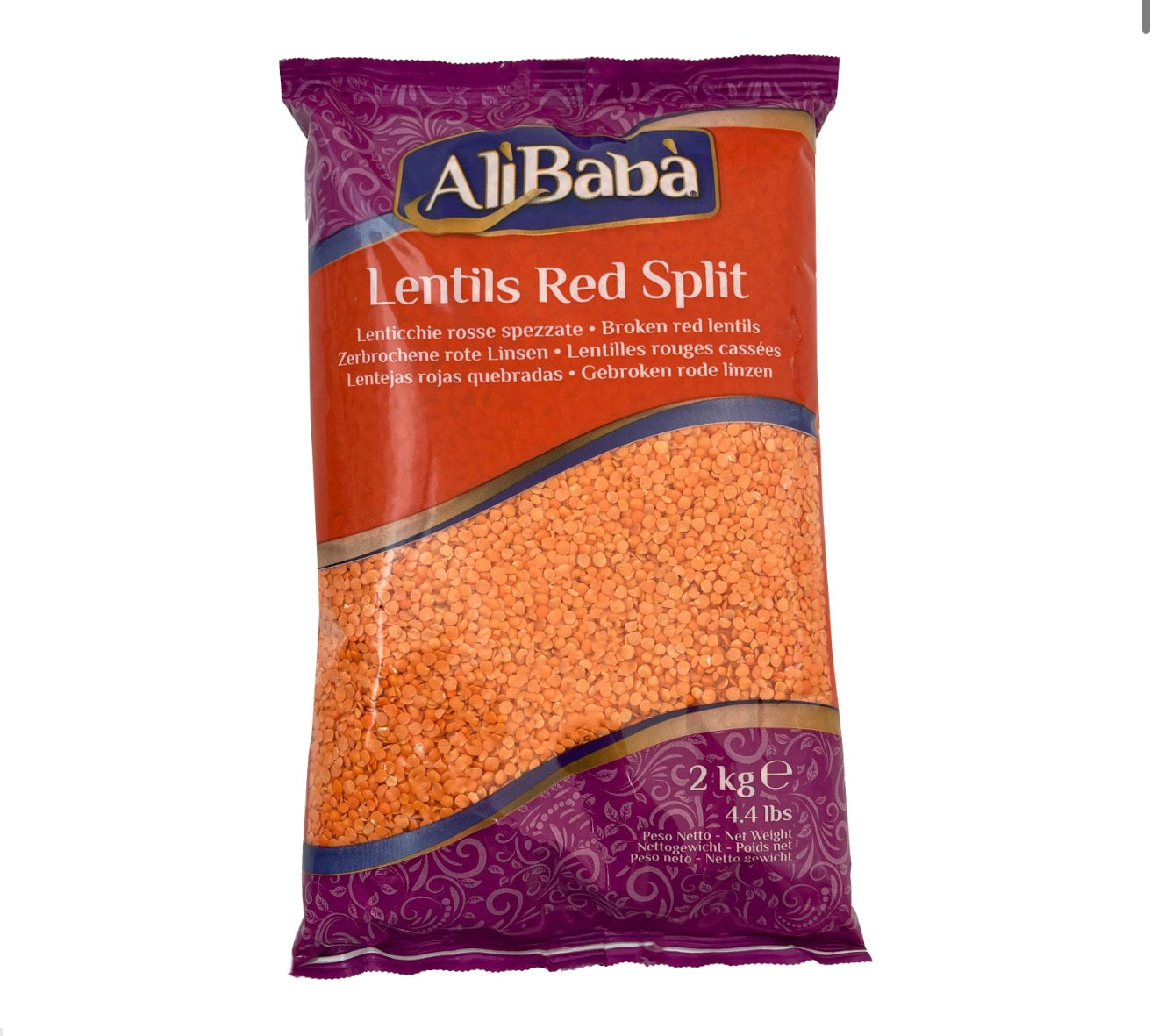 Red Lentils (Masoor Dal) 2 kg apna bab